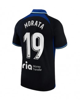 Atletico Madrid Alvaro Morata #19 Auswärtstrikot 2022-23 Kurzarm
